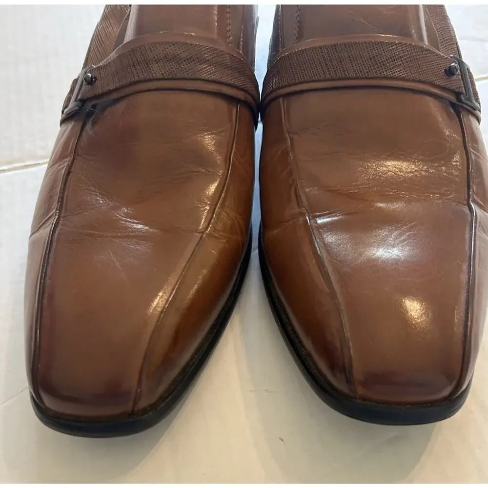 Kenneth Cole Men’s Size 9 Brown Loafers Leather Oxford‎ Shoes Dress